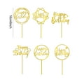 thumbnail image 4 of Baohd Happy Birthday Cake Decoration Plaque, 4 of 9