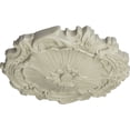 thumbnail image 3 of Ekena Millwork 16 3/4"OD x 1 3/8"P Plymouth Ceiling Medallion (Fits Canopies up to 1 5/8"), Hand-Painted Clear Yellow, 3 of 6