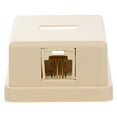 thumbnail image 2 of KAKOWELY Telephone Accessory Phone Jack Surface Mount 4-way Telephone Splitter Telephone Adapter 6P4C Landline Splitter Easy Installation Landline Junction Box, 2 of 4