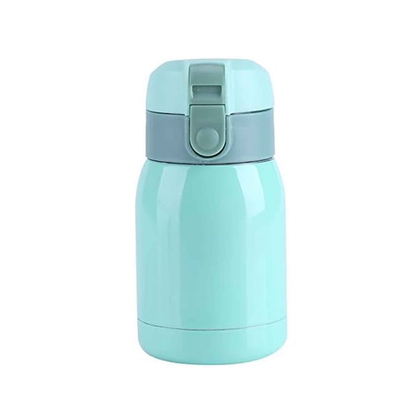 Mini Taza térmica de Acero Inoxidable, Taza con Aislamiento de vacío de Doble Pared Botella de Agua Termal Taza de Oficina (Blue)