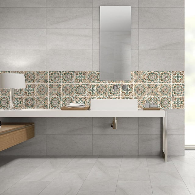 10 Piezas Varios Patrones Calcomanías De Pared Calcomanías De Salpicaduras De Cocina Calcomanías Para Mejorar 6x6 Pu perfecl Etiqueta autoadhesiva de la pared