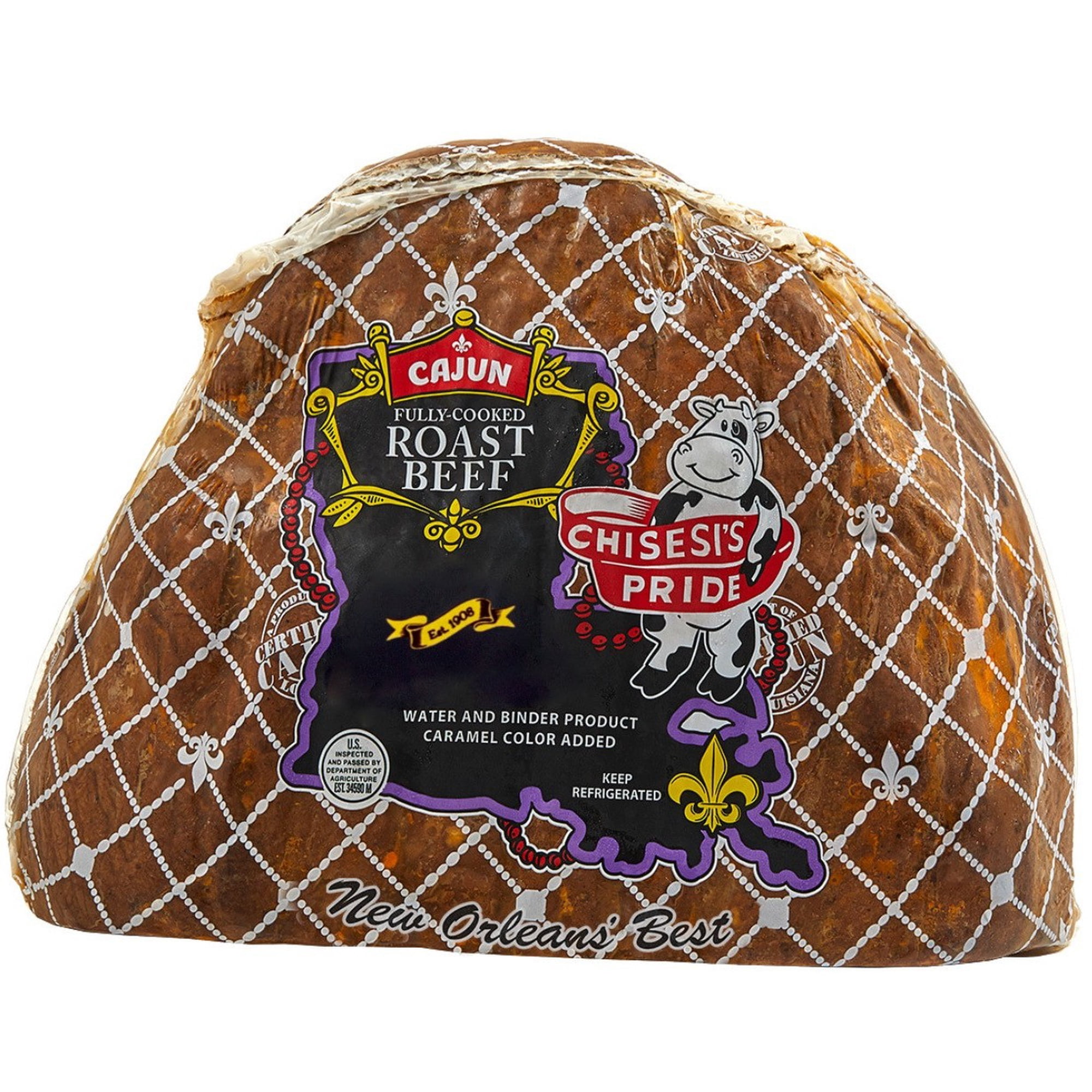 Chisesi's Pride Cajun Roast Beef, Fully Cooked, Deli Sliced