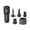 Black, variant on Portable Air Pump for Inflatables, 430L/min Electric Air Mattress Pump with 2000mAh Battery, Camping Light, 5 Nozzles for Pool Floats and Vacuum Bags