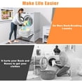 thumbnail image 4 of GDLF Laundry Pedestal Heavy Duty Metal Washer Dryer Pedestal 29" Universal Fit Anti-Vibration Washing Machine Stand, 4 of 8