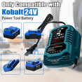 thumbnail image 4 of Fast Charger Replacement for Ko*balt 24-Volt Max Battery Charger Compatible with Ko*balt 24-Volt Max KB624-03 KB524-03 KB424-03 KB224-03 Series Power Tools Battery(Only 24V Batteries), 4 of 7