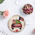 thumbnail image 4 of ZHANZZK Puerto Rico Truck with Hibiscus Frog Retro Wood Grain Set of 6 Round Coaster for Drinks, Absorbent Ceramic Stone Coasters Cup Mat with Cork Base for Home Kitchen Room Coffee Table Bar Decor, 4 of 6