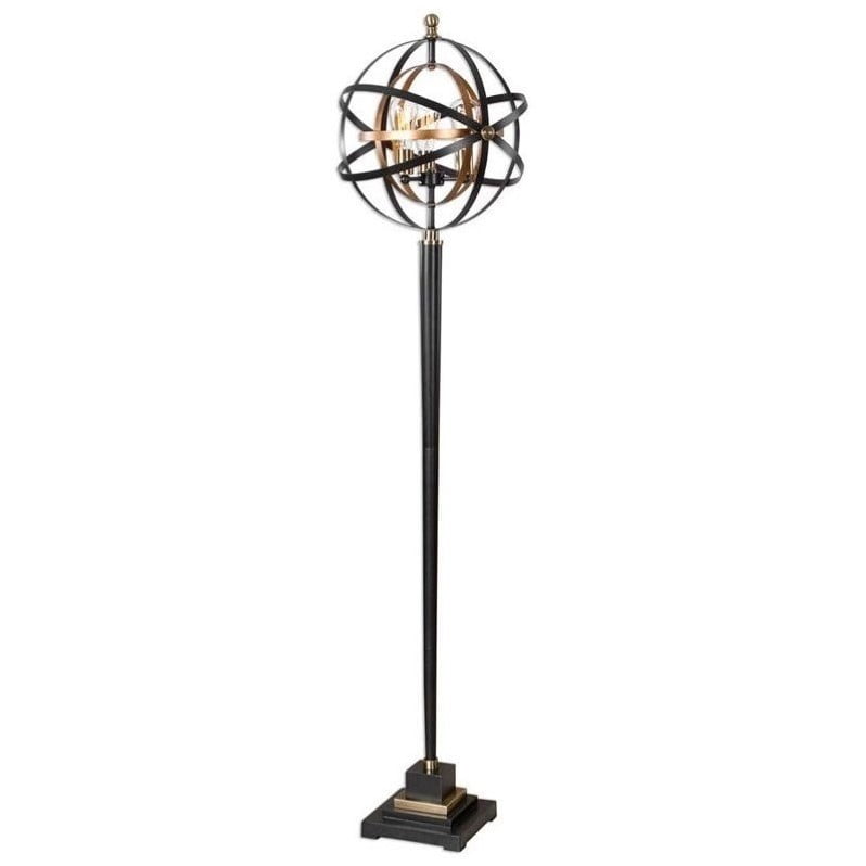 rondure globe floor lamp