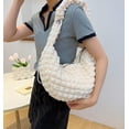 thumbnail image 3 of LinYooLi Bubble Hobo Bags Women Cloud Shoulder Bag Summer Puffer Beach Bag Trendy Crossbody Purse Cute Travel Work Tote Bag 2024, 3 of 7
