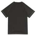 thumbnail image 6 of FORMRS Boys Rash Guard Short Sleeves Swim Shirt Quick Dry UPF 50+ Sun Protection, Sizes 3-12T, Colorful Black, 6 of 6