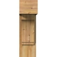 thumbnail image 5 of Ekena Millwork 8"W x 18"D x 26"H Imperial Block Rough Sawn Bracket w/ Offset Brace, Western Red Cedar, 5 of 25
