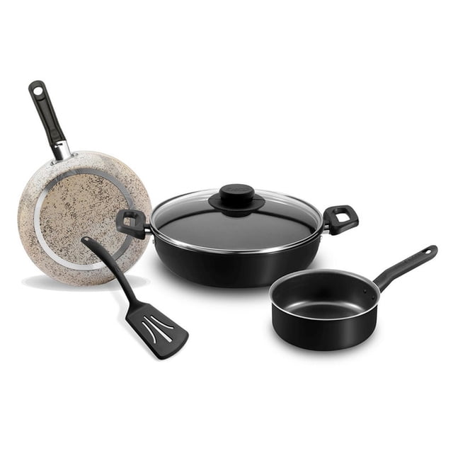 Batería de Cocina 5 Piezas EKCO Stone Aluminio Duraflon®