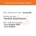 thumbnail image 2 of Max Advanced Brakes - Brake Kit for 2013 2014 2015 2016 2017 Ford C-Max Escape Front and Rear Replacement Geomet Coated Disc Brake Rotors and Ceramic Brake Pads, 2 of 9