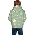 thumbnail image 2 of Kirby Star Youth Sweatshirt Hoodies Fashion Teen Hooded Hoody Pullover Clothes With Pocket For Boys Girls Clothing, 2 of 8