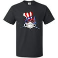 thumbnail image 3 of Inktastic 4th of July Patriot Shark T-Shirt, 3 of 5