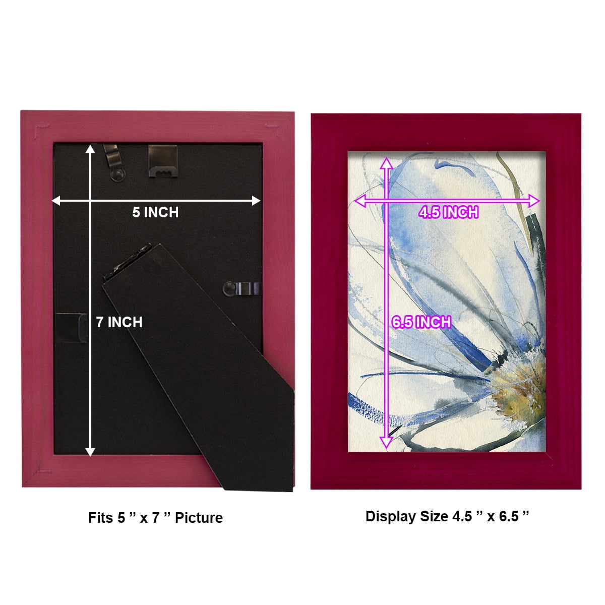 Cobalt & Paynes Petals I - Framed Print w/glass - Cherry Red
