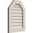 thumbnail image 2 of 12"W x 12"H Octagonal Top Gable Vent (17"W x 17"H Frame Size): Primed, Non-Functional, Smooth Pine Gable Vent w/ Decorative Face Frame, 2 of 12