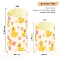 thumbnail image 4 of Duck Pattern Flameless Candles 2 PCS with Remote Realistic Moving Flame LED Tapered Pillar Set for Home Decor, 4 of 7