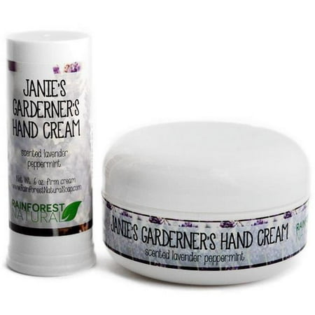 Rainforest Natural 09 Janies Gardeners Hand Cream Combo Pack - Scented Lavender Peppermint