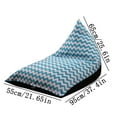 thumbnail image 3 of Xihbxyly Ofertas Por Tiempo Limitado Hoy Prime Bolsa de Almacenamiento de Juguetes de Peluche para Niños, Bolsa Suave, Silla de Tela a Rayas, 3 of 4
