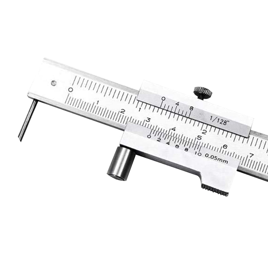 Zorvai Carbide Vernier Caliper 0-20cm Gauging Ruler Parallel Marking Measuring Tool