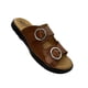 thumbnail image 2 of Sandalias Casual De Piso Color Camel De Piel Para Dama 20 Horas, 2 of 4