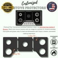 thumbnail image 2 of Premium Plus Stove Protectors for Whirlpool Gas Cooktop Model WCGK5036PS, Custom Cut, Easy to Clean Stove Liner, Made in the USA., 2 of 8