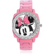 Disney Women's Rhinestone Stainless Stee
