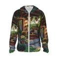 thumbnail image 1 of Balery Charming Garden Patio Sudadera ligera de manga larga con capucha y protección solar UPF 50+ para hombre y mujer, ideal para pesca y running-3X-Large, 1 of 7