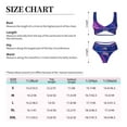 thumbnail image 6 of Daiia Neon Gradient Blue Women's Bikini Set Two Piece Swimsuit High Waisted Bikini Adjustable Straps Bikini Perfect for Beach, Pool, and Summer Vacation-XX-Large, 6 of 9