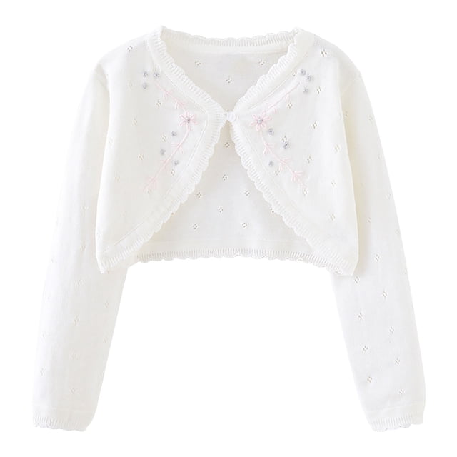 Cardigan Boléro à Manches Longues pour Filles