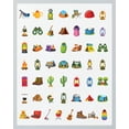 thumbnail image 3 of 35pcs-50pcs Cartoon Camping Stickers Adventure Outdoor Hiking Stickers for Luggage Suitcase Notebook, 3 of 8