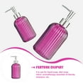 thumbnail image 2 of MasteelfCA Distributeurs de Savon pour les Mains Rechargeables Bouteille à Pompe en Verre Distributeur de Shampoing 440 ml, 2 of 7