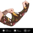 thumbnail image 3 of Gaeub Woodland Mushroom with Flowers and Berries Cooling Sleeves for Women, Arm Sleeves, UV Sun Protection Sleeve to Cover with Silicone Anti-Slip, 3 of 8