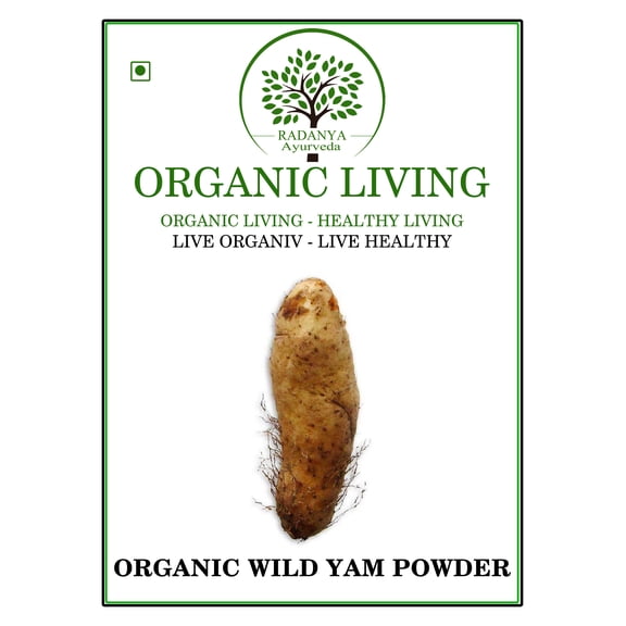 RADANYA Ayurveda Organic Wild Yam Powder, Pack Size: 50g