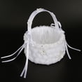 thumbnail image 2 of Flower Basket,European Style Romantic Flower Wedding Basket Candy Basket Smart Functionality, 2 of 7