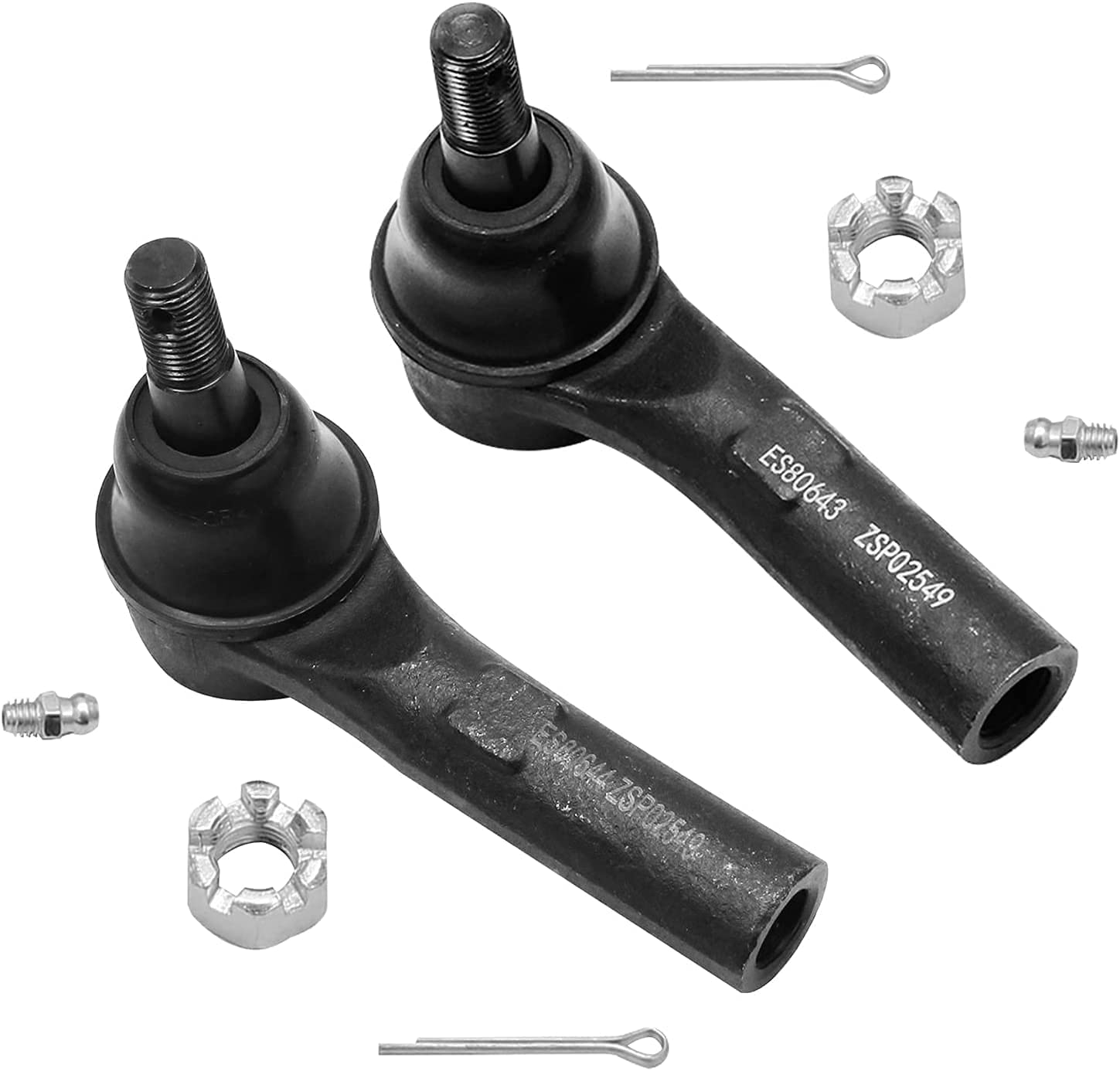 Detroit Axle Front 12pc Suspension Kit for Jeep Grand Cherokee Commander  2005 2006 2007 2008 2009 2010, Upper Control Arms Lower Ball Joints Sway  Bars Tie Rods Boots Replacement
