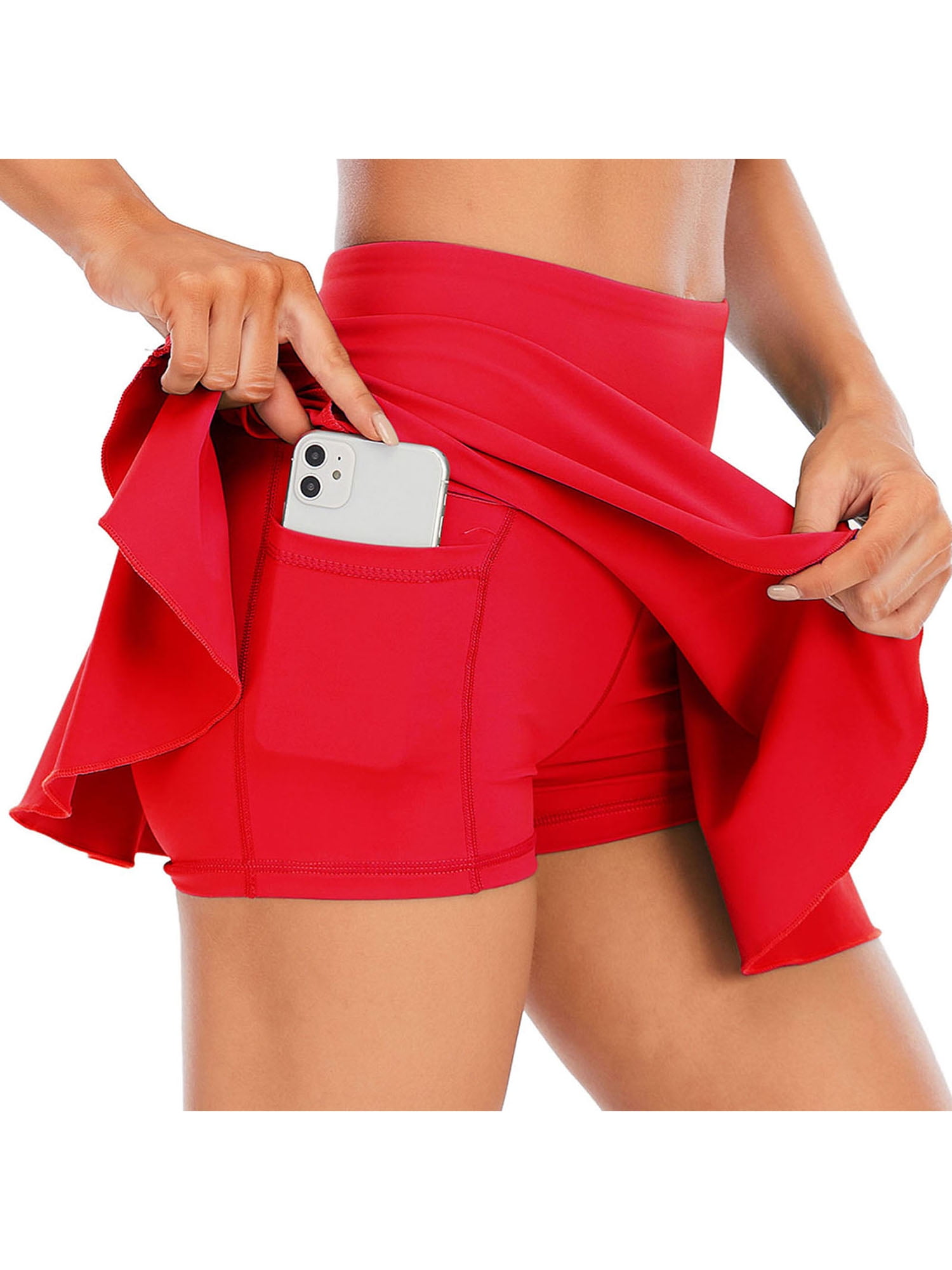 Women's Tennis Skorts Pleated Mini Skirts with Pockets Lightweight Athletic  Sports Skirt with Built-in Shorts for Golf Running Workout - Walmart.com