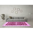 thumbnail image 3 of Ahgly Company Indoor Rectangle Abstract Purple Modern Area Rugs, 8' x 12', 3 of 4