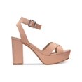 thumbnail image 2 of Sun + Stone Womens LILLAHF Faux Suede Ankle Strap Block Heel, 2 of 3