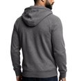 thumbnail image 5 of Men Lightweight Full Zip Hoodie Jacket Casual Sports Outdoor Pullover with Zippered And Pockets, S, 5 of 6