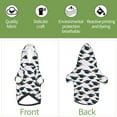 thumbnail image 6 of Cauagu Graduation Hats Pattern Winter Pet Hoodie Sweatshirts- Dog Hoodie Sweater with Leash Hole - Cute Dog Hoodie - Pet Clothes Puppy Cat Custume -X-Small, 6 of 8