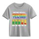 thumbnail image 4 of Blusas y camisas de manga corta con cuello redondo para niños y niñas, camisetas gráficas de manga corta, blusas con estampados bonitos para la temporada escolar., 4 of 9