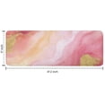 thumbnail image 7 of Pink Gold Marble Pattern Kitchen Rug Mat,Kitchen Runner Rugs Non Skid Washable,Decorative Kitchen Floor Mats for Kitchen,Sink,Laundry,17"x47.2", 7 of 7