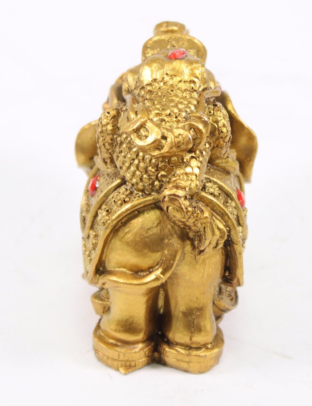 Xmas, Garden of Arts Stylish Rustic Painted 7 Elegant Elephant Trunk Statue Wealth Lucky Figurine Home Decor Gift