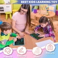 thumbnail image 7 of Xueyu 12 Inch Colorful Doodle Board Drawing Pad, Erasable Electronic Drawing Pads, Car Trip Educational Toys, 1 Pack, 7 of 7