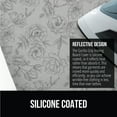 thumbnail image 5 of GORILLA GRIP Scorch Resistant Ironing Board Cover, Silicone Coating, Hook and Loop Fastener Strap, Gray Floral, 5 of 10