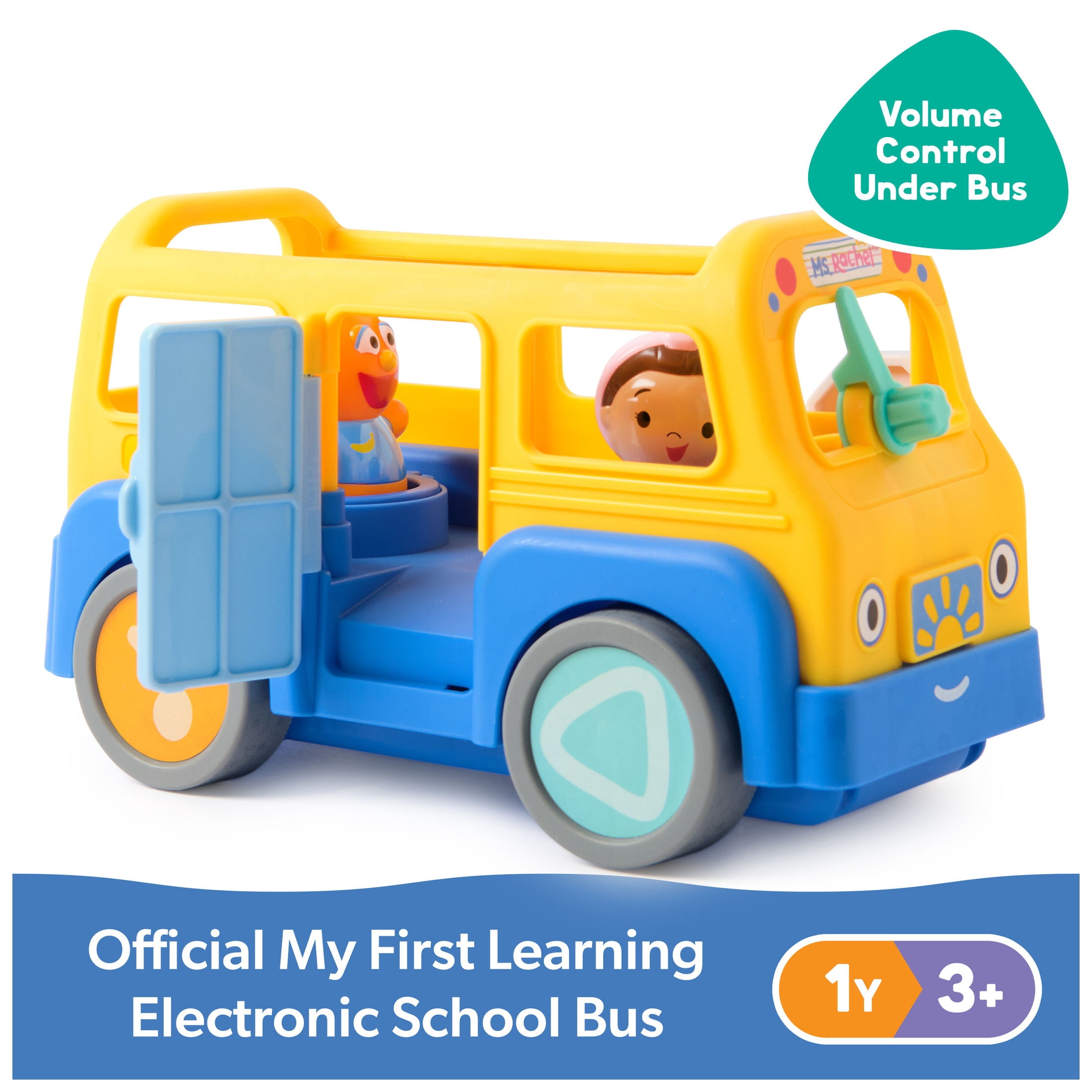 Ms. Rachel My First Learning Electronic School Bus with 2 Figures, Music & Sounds For Kids Ages 1+
