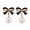 Black, variant on Hearth & Gear Elegant Minimalist Pearl Earrings For Women Delicate Drop Dangle Design Gentle Fashion Accessory Ideal For Her Universal Jewelry Earring Set for Women Cute Jewelry Tropical Earrings for