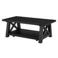 thumbnail image 3 of Martin Svensson Home Bolton 50 in. Solid Wood Coffee Table - Black Stain and Natural, 3 of 7