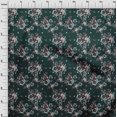 thumbnail image 4 of oneOone Polyester Spandex Dark Green Fabric Florals Quilting Supplies Print Sewing Fabric By The Yard 56 Inch Wide, 4 of 4
